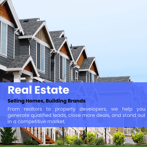 Real estate marketing services to generate qualified leads, close deals, and boost brand visibility